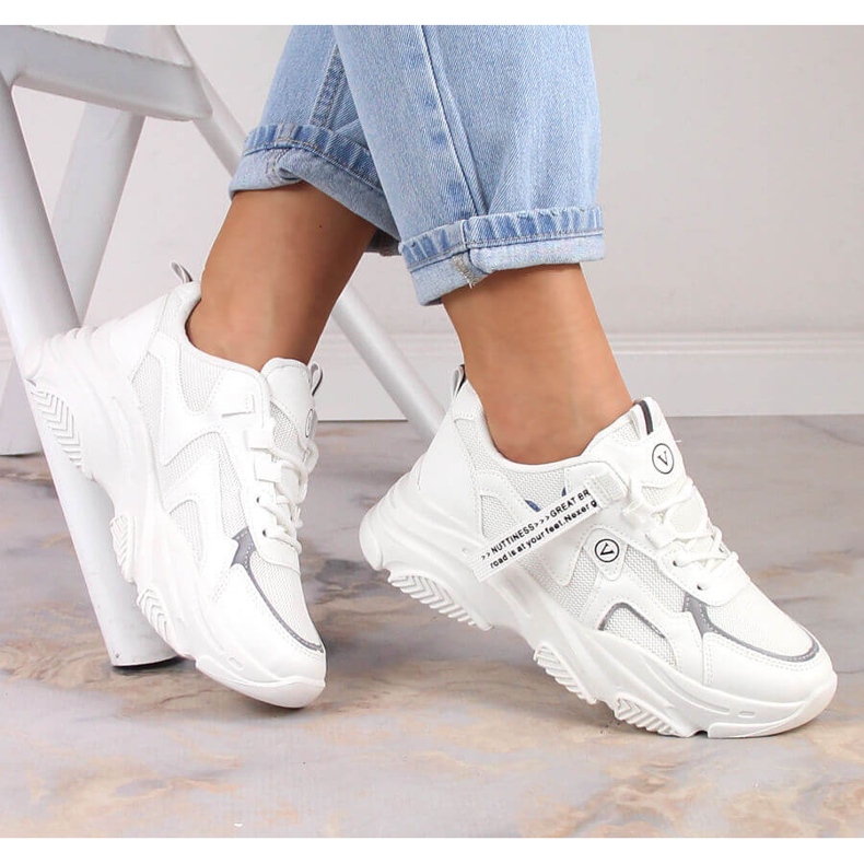 Dámské sportovní boty tenisky bílé Vinceza 13584 bílý 1