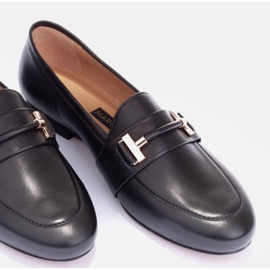 Marco Shoes Zlatě zdobené mokasíny černá 5