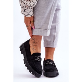 Vinceza Semišové dámské mokasíny Black Sanvi černá 1