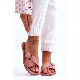 Voňavé veganské pantofle ZAXY JJ285216 Nude růžový 1