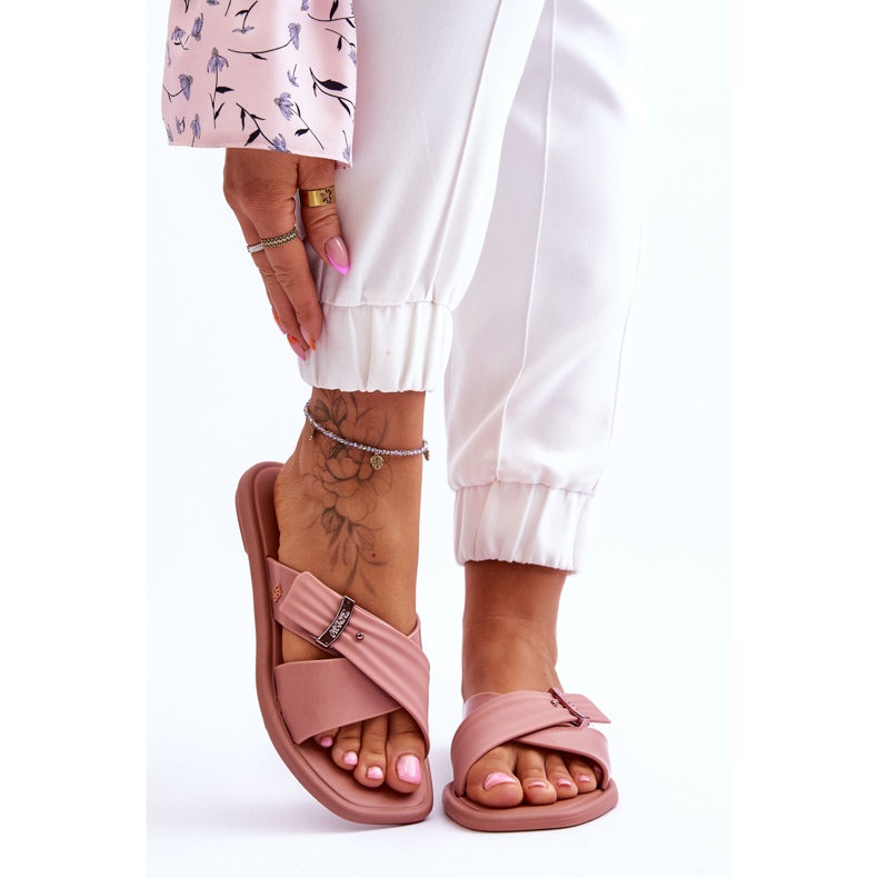 Voňavé veganské pantofle ZAXY JJ285216 Nude růžový 1