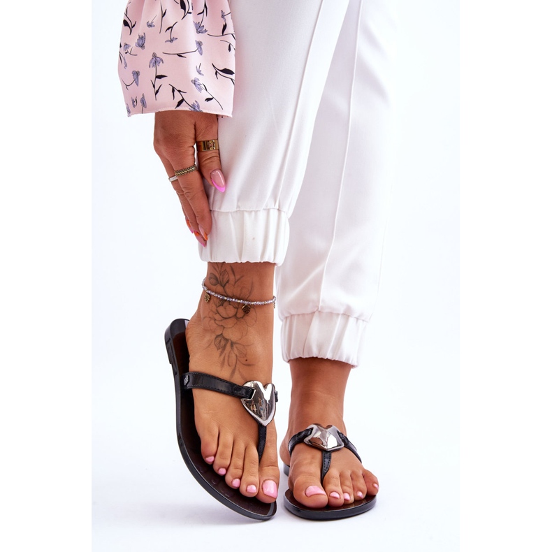 Dámské veganské žabky ZAXY JJ285031 Black černý 1