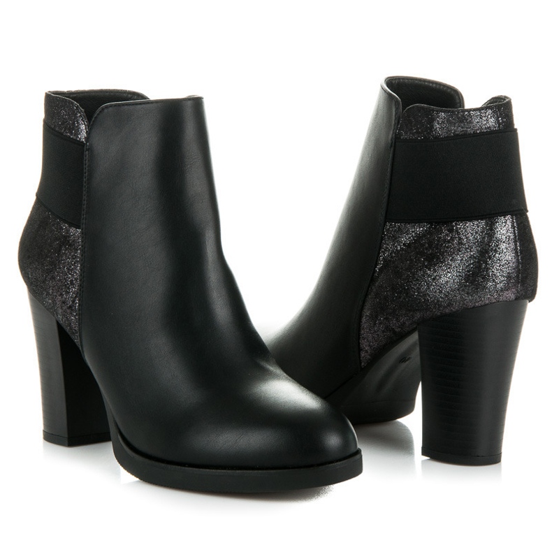 Vinceza Boty na sloupku černý 2
