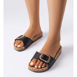 BM Černé jezdce Benoit s přezkou černý 1