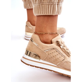 Marquiiz Dámská sportovní obuv Adrea s ozdobným zipem béžová béžový 3