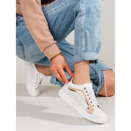 Klasické dámské sportovní boty bílé Shelovet bílý 2