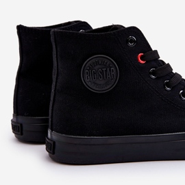 Dámské klasické vysoké tenisky Big Star T274033 Black černá 1