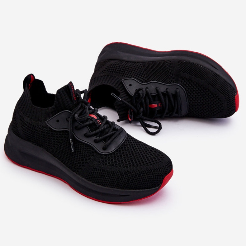 Dámské Cross Jeans Slip-on Sneakers LL2R4032C Black černá 1 Dámské Cross Jeans Slip-on Sneakers LL2R4032C Black černá 1