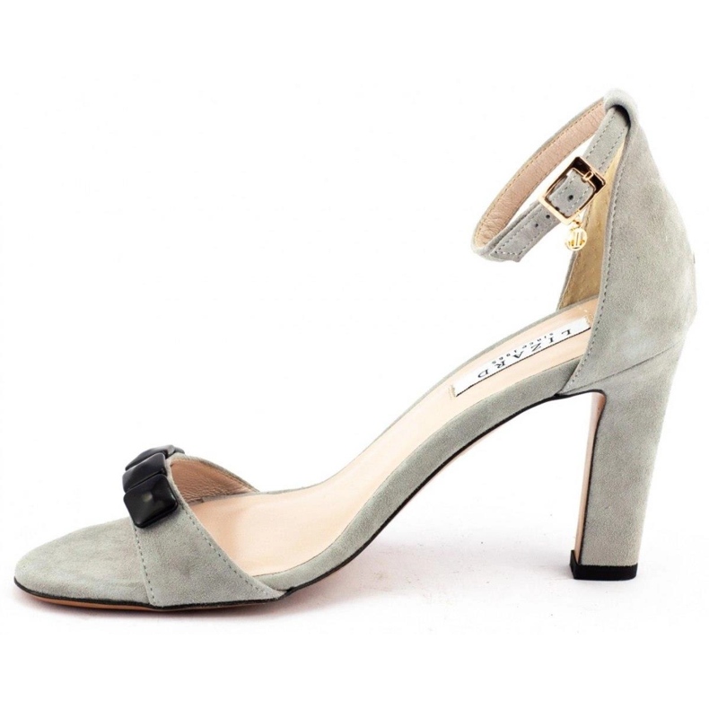 Lizard Sandály na sloupku 04658 světle šedé šedá 1