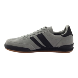 Sportovní šedé tenisky DK 83092 černý šedá 2