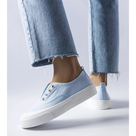 Modré slip-on tenisky od Rabican modrý 1