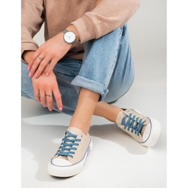 Dámské béžové tenisky Shelovet béžový 2