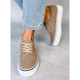 BM Dámské tenisky Ming Khaki béžový 2