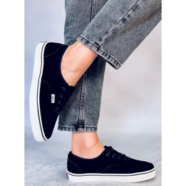 BM Dámské semišové tenisky Lovis Black černá 1