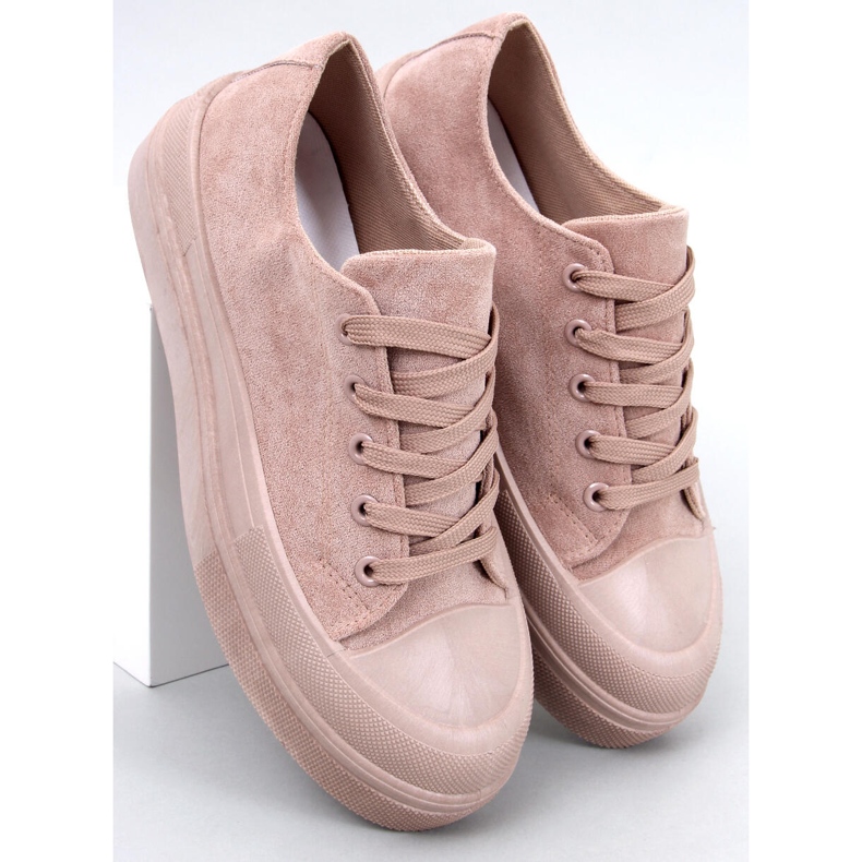 BM Tenisky na platformě Curtis Khaki béžový 1