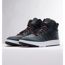 Boty adidas Hoops 3.0 Mid Wtr M GW6702 zelený 1