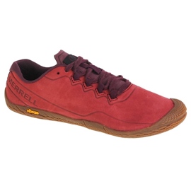 Běžecké boty Merrell Vapor Glove 3 Luna Leather W J94884 červený 1