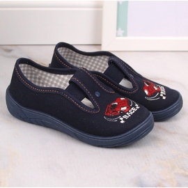 Chlapecké pantofle do mateřské školy Nazo N017ADW modrý 3