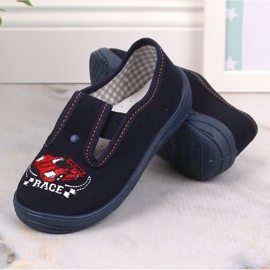 Chlapecké pantofle do mateřské školy Nazo N017ADW modrý 4