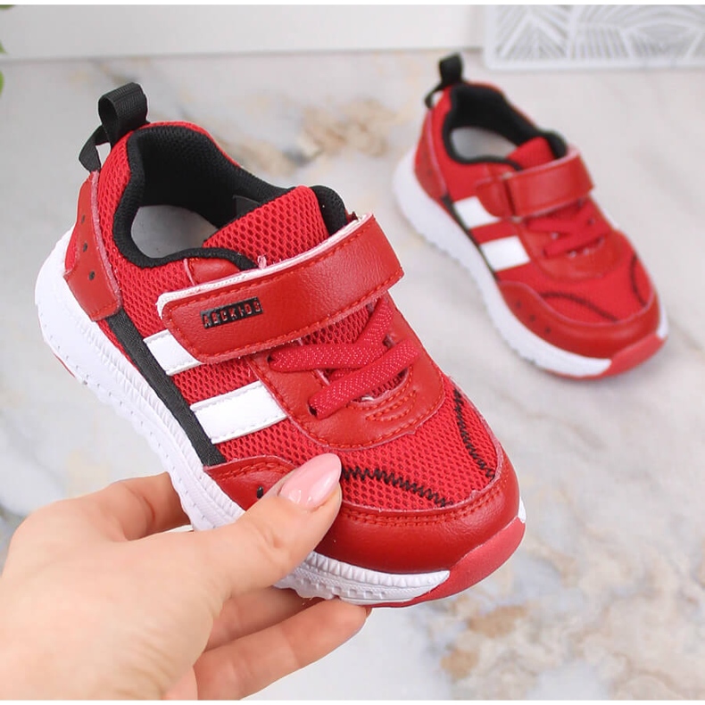 Atletico Dětská sportovní obuv na suchý zip červená AbcKids B933104083 červené 1