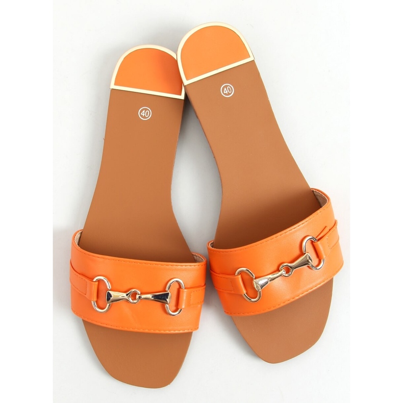 Galerie Oranžové dámské pantofle oranžový 1 Galerie Oranžové dámské pantofle oranžový 1