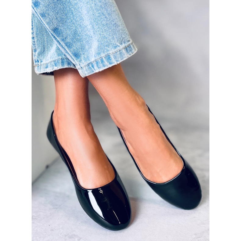 Lakované baleríny Cargil Black černá 1