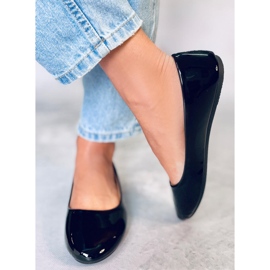 Lakované baleríny Cargil Black černý 2