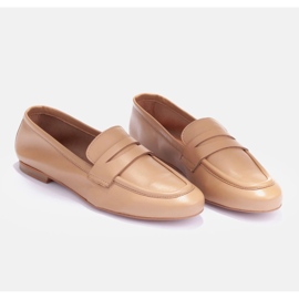 Marco Shoes Mokasíny bez podšívky béžový 4