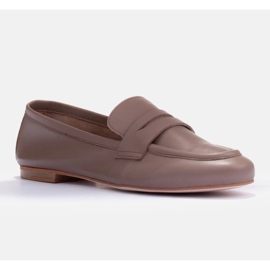 Marco Shoes Mokasíny bez podšívky hnědý 2