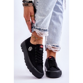 Dámské tenisky s nízkou platformou Lee Cooper LCW-23-44-1652L černé černý 1