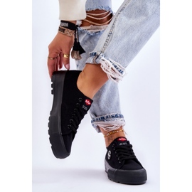 Dámské tenisky s nízkou platformou Lee Cooper LCW-23-44-1652L černé černý 2