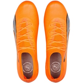 Kopačky Puma Ultra Ultimate FG/AG M 107163 01 pomerančový pomeranče a červené 2
