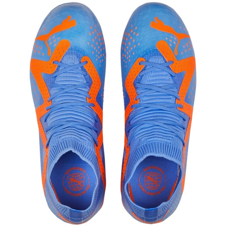 Kopačky Puma Future Match FG/AG Jr 107195 01 modrý 1