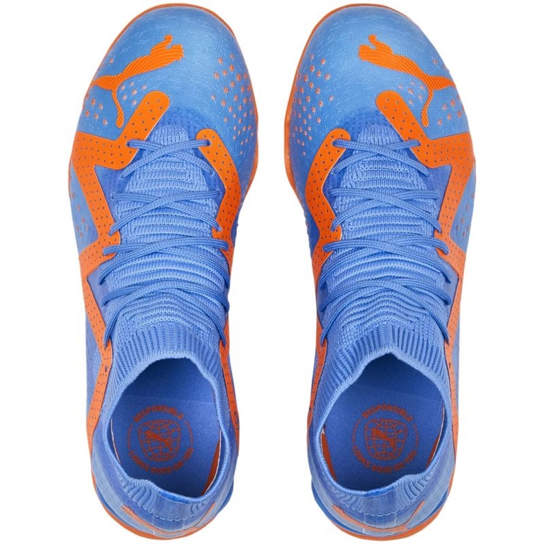 Kopačky Puma Future Match IT+Mid Jr 107198 01 modrý modrý 1