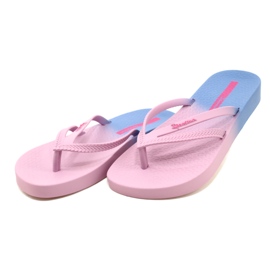Dámské žabky Rekreační ipanema 83385 AJ183 Pink-Blue růžový 3