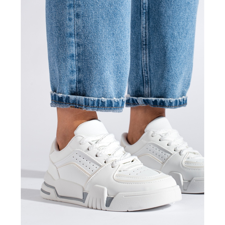 Dámské bílé tenisky Shelovet bílý 2