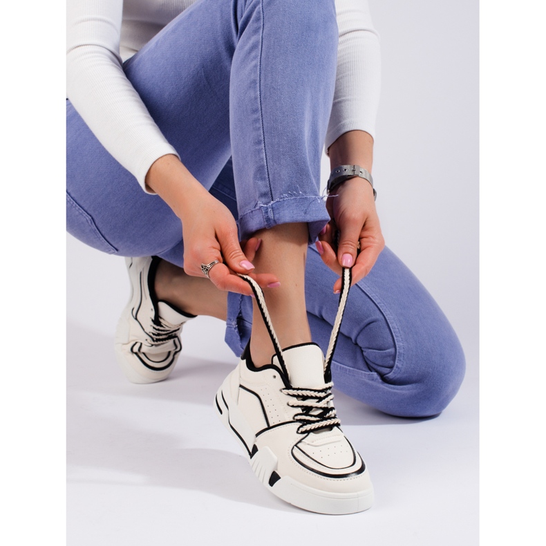 Dámské bílé tenisky Shelovet bílý 1