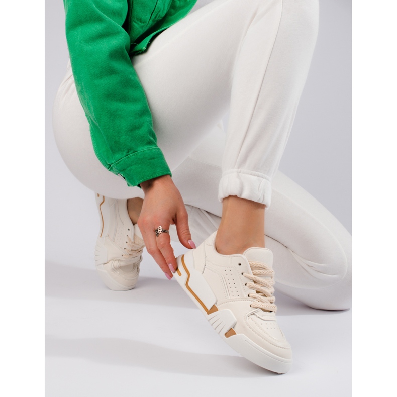 Béžové dámské tenisky Shelovet béžový 1