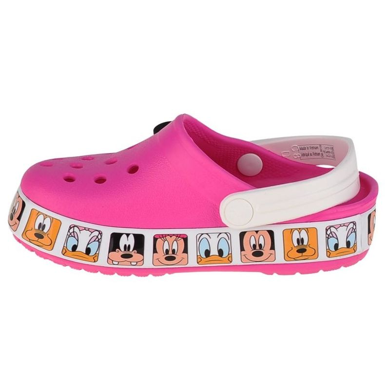 Crocs Fl Minnie Mouse Band Clog T Jr 207720-6QQ růžový 1 Crocs Fl Minnie Mouse Band Clog T Jr 207720-6QQ růžový 1
