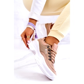 Dámská sportovní obuv Sneakers Big Star JJ274A222 Béžová béžový 7