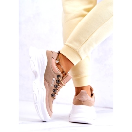 Dámská sportovní obuv Sneakers Big Star JJ274A222 Béžová béžový 6
