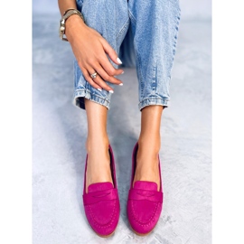 Dámské mokasíny Ponchet Fuchsia růžový 1