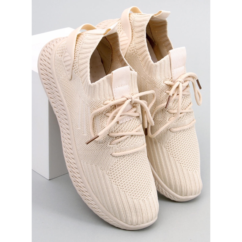 BM Ponožkové sportovní boty Sigart Beis béžový 1