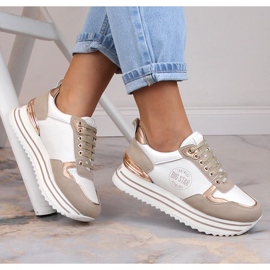 Dámské sportovní boty tenisky na platformě multicolor Big Star LL274584 vícebarevný 1