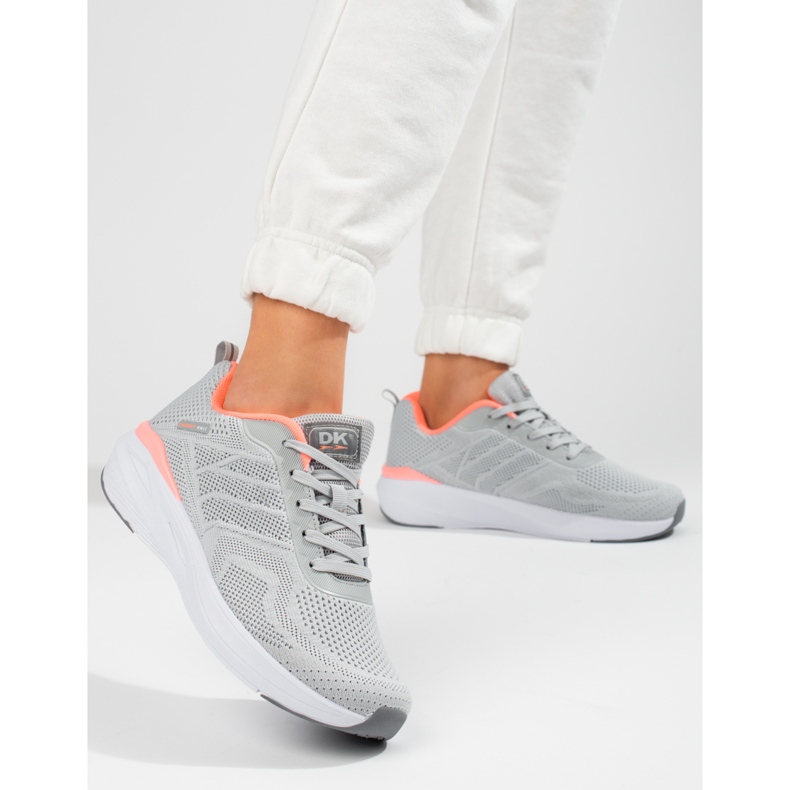 Dámská textilní sportovní obuv DK šedá 1