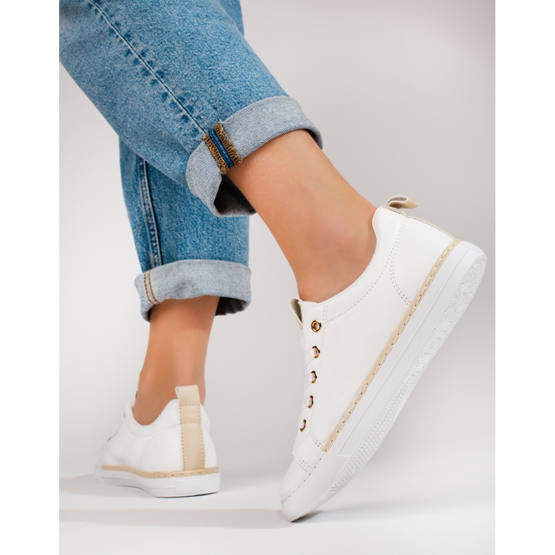 Klasické dámské tenisky Shelovet bílé bílý 2