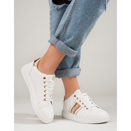 Klasické dámské sportovní boty bílé Shelovet bílý 1
