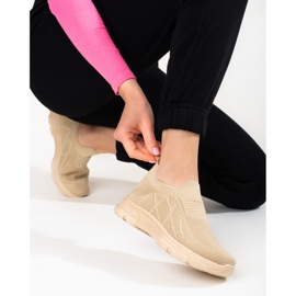 Dámské hnědé textilní sportovní boty Shelovet hnědý 2