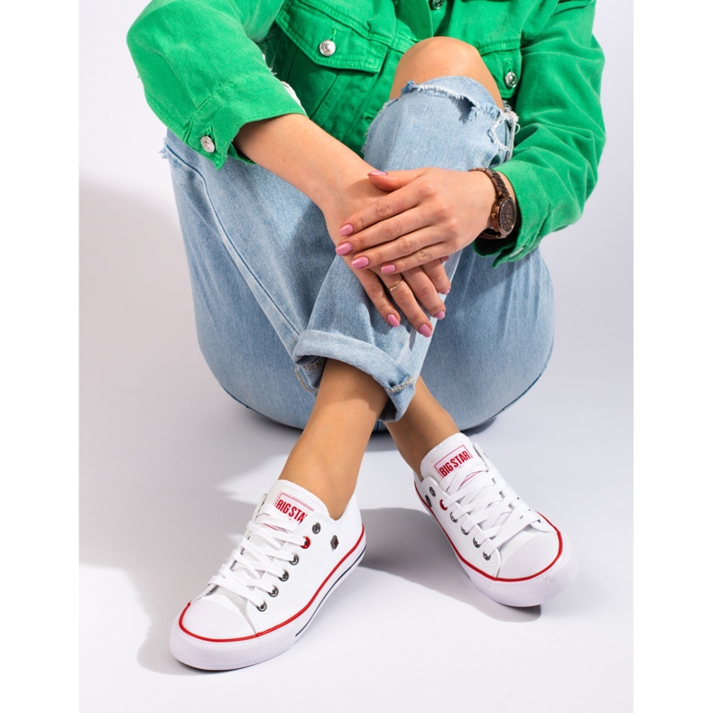 Big Star T274022101 bílé klasické tenisky bílý 1
