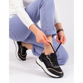 Dámské tenisky na platformě Shelovet černé černá 1